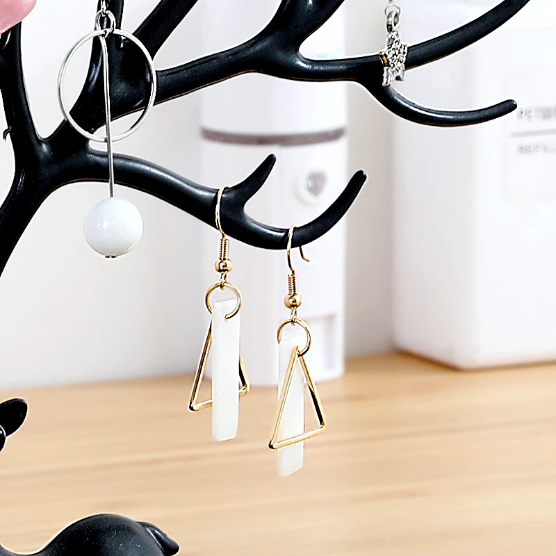 Женские свадебные украшения коробка для хранения сережек колец картин