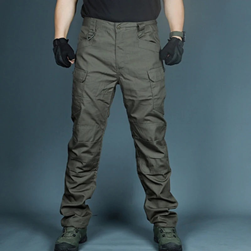 

New City Tactical Cargo Pants Men Waterproof Work Cargo Long Pants With Pockets Loose Trousers Many Pockets High Quality