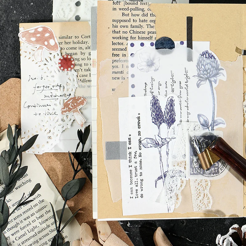 Блокнот для заметок в стиле ретро Натуральная Коллекция клейкие заметки с