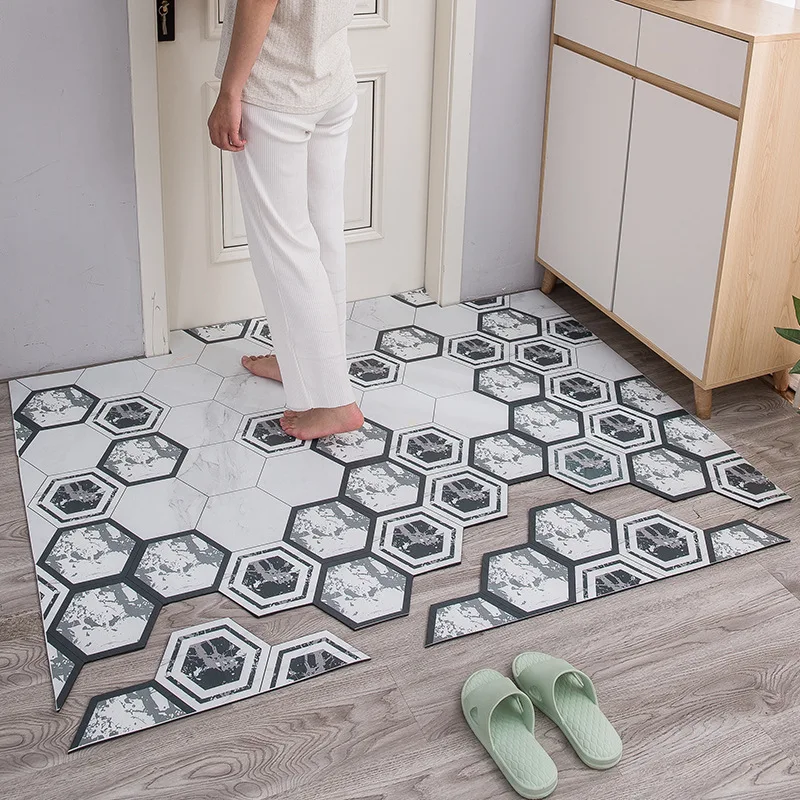 

Indoor Doormat Absorbent Front Back Door Mat Floor Mats Leather Rubber Non Slip Door Mats Inside Mud Dirt Trapper Entrance Rugs