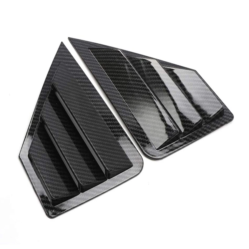 

for Toyota C-HR CHR 2016-2020 Car Rear Side Window Louver Air Vent Scoop Shade Cover Blind Trim Accessories