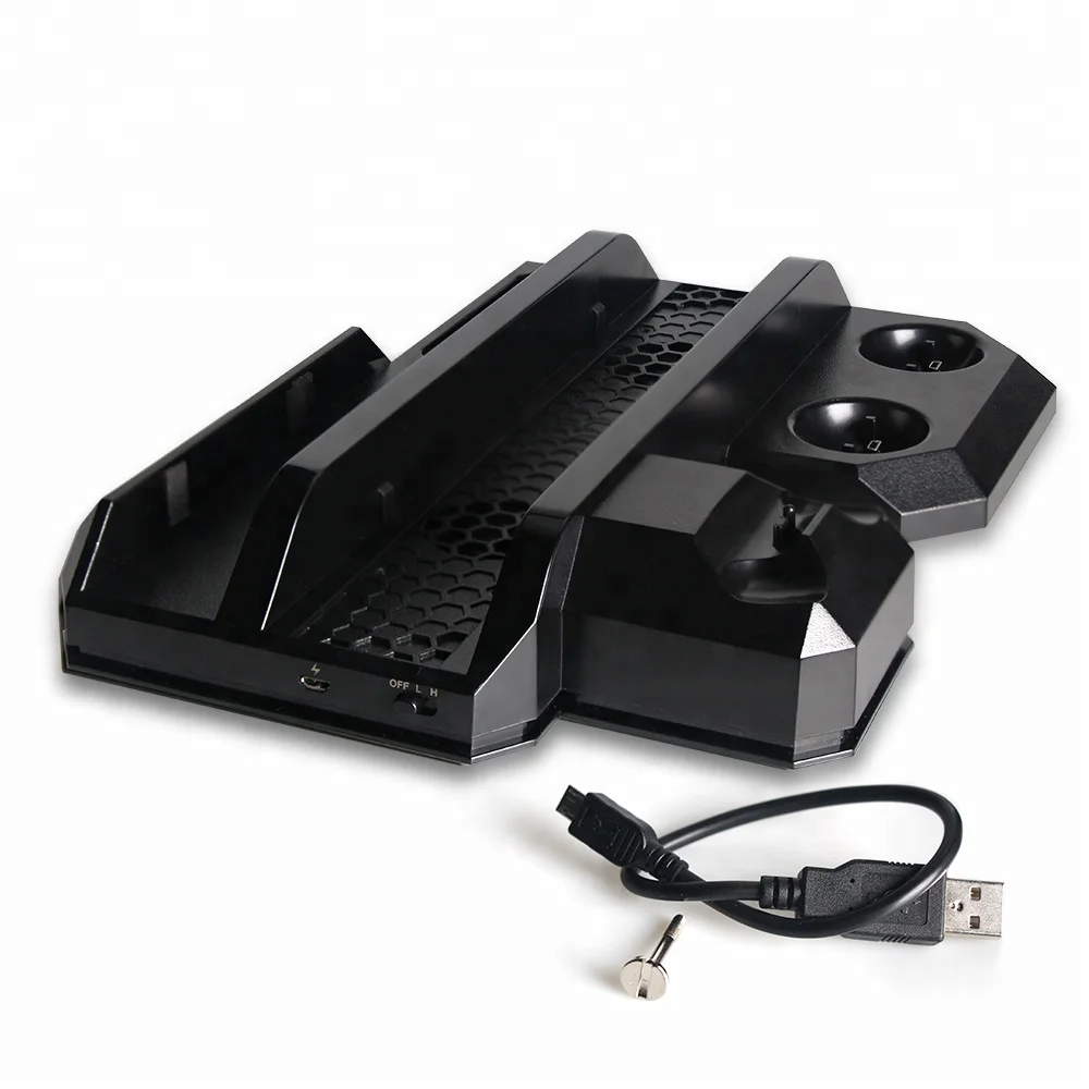 Multifunctional Vertical Console Cooling Stand for PS4 Pro/PS4 Slim/PS4 Controller Charger Station VR Showcase Holder | Электроника