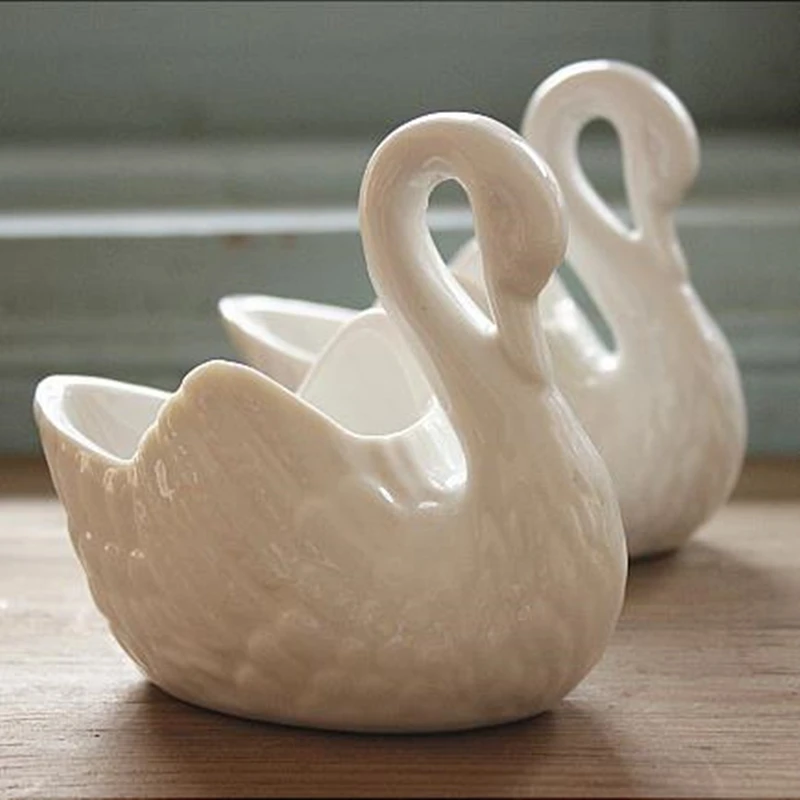 Лебедь декоративный подсвечник приусадебное Садоводство украшение цветочный