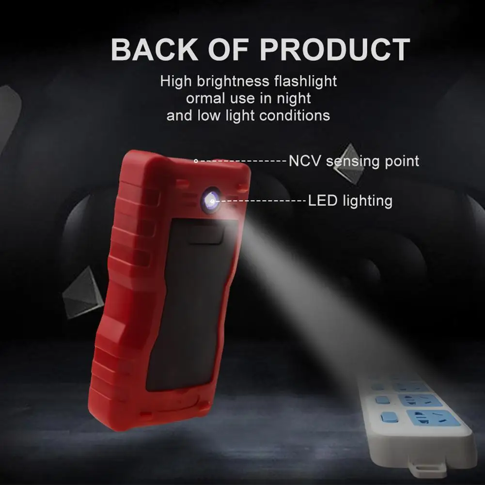 Портативный Профессиональный цифровой мультиметр V01B с ЖК дисплеем