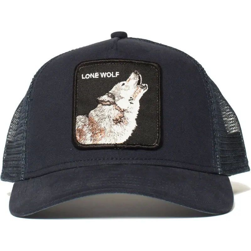

Brand LONE WOLF Mesh Cap Summer Animal Baseball Cap Anime Toucan King Panther Trucker Hat Dad Hat Net Snapback Tiger