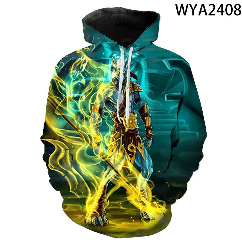 Autumn Hoodies Men Women 3D Print Sweatshirts Game Dota 2 Casual Harajuku Boy Girl Kids Cool Streetwear|Мужские толстовки и