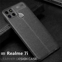 For Cover OPPO Realme 7i Case For Realme 7i Capas Phone Soft Shockproof Bumper TPU Leather For Fundas Realme 7i Global Cover 6.5