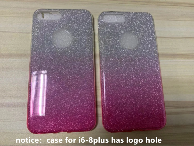Милый градиентный Блестящий блестящий чехол для телефона iphone 8, 7, 6, 6s Plus, Желейный чехол для iphone 10 X, XR, XS, 11 Pro MAX, задняя крышка