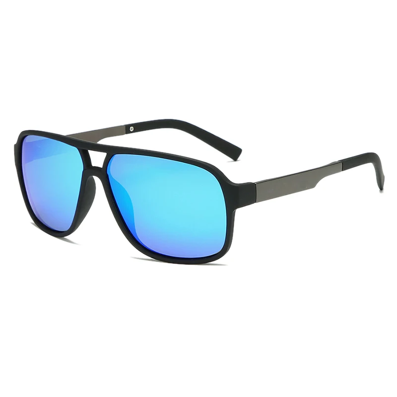 KEITHION, женские солнцезащитные очки Occhiali Donna Oculos Sol Feminino, квадратные солнцезащитные очки, Кен Блок, женские солнцезащитные очки - Цвет линз: Blue mirror