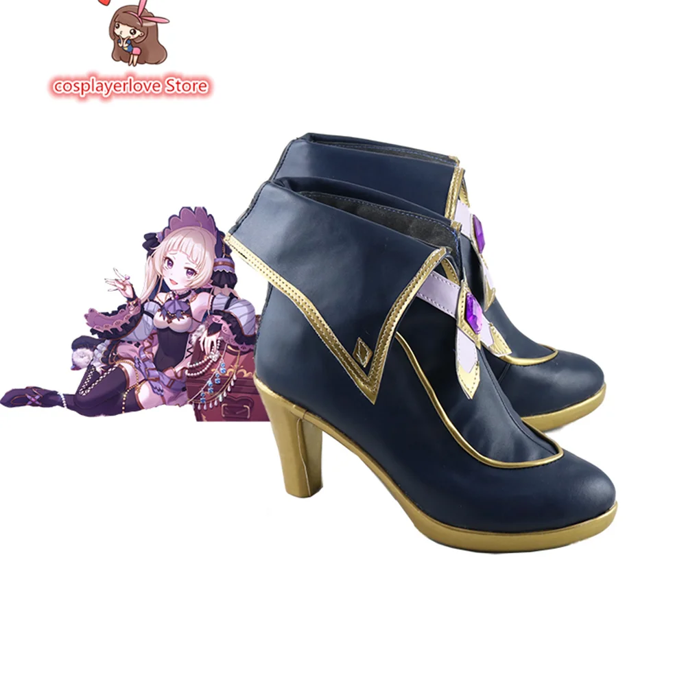 Принцесса Connect! Re:Dive Nijimura Yuki Обувь для косплея Сапоги Хэллоуин Карнавал Косплей