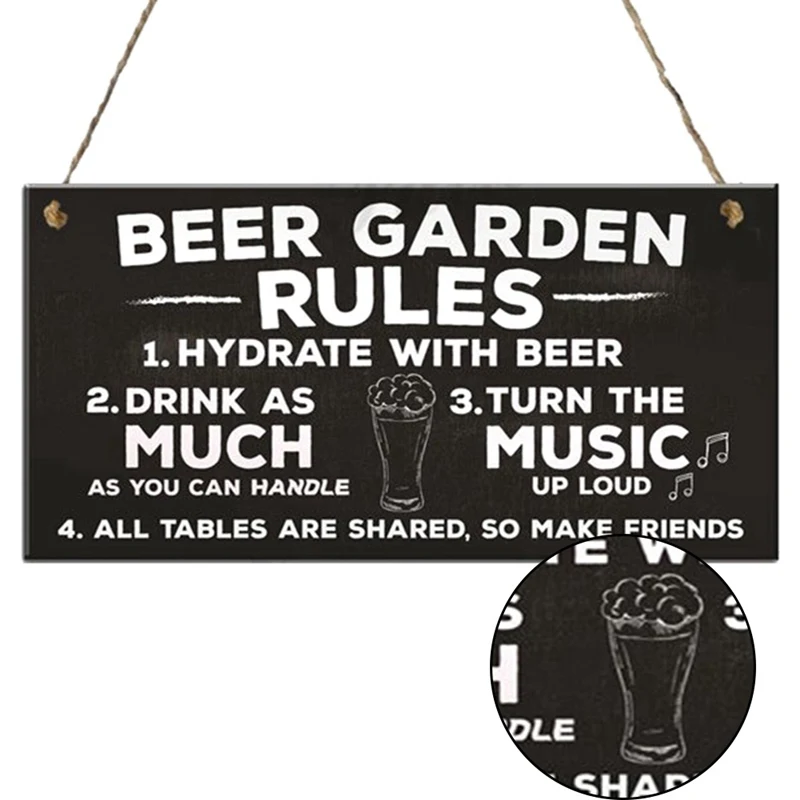 Винтажные модные кафе бар Паб Настенный декор простые деревянные знаки домашний