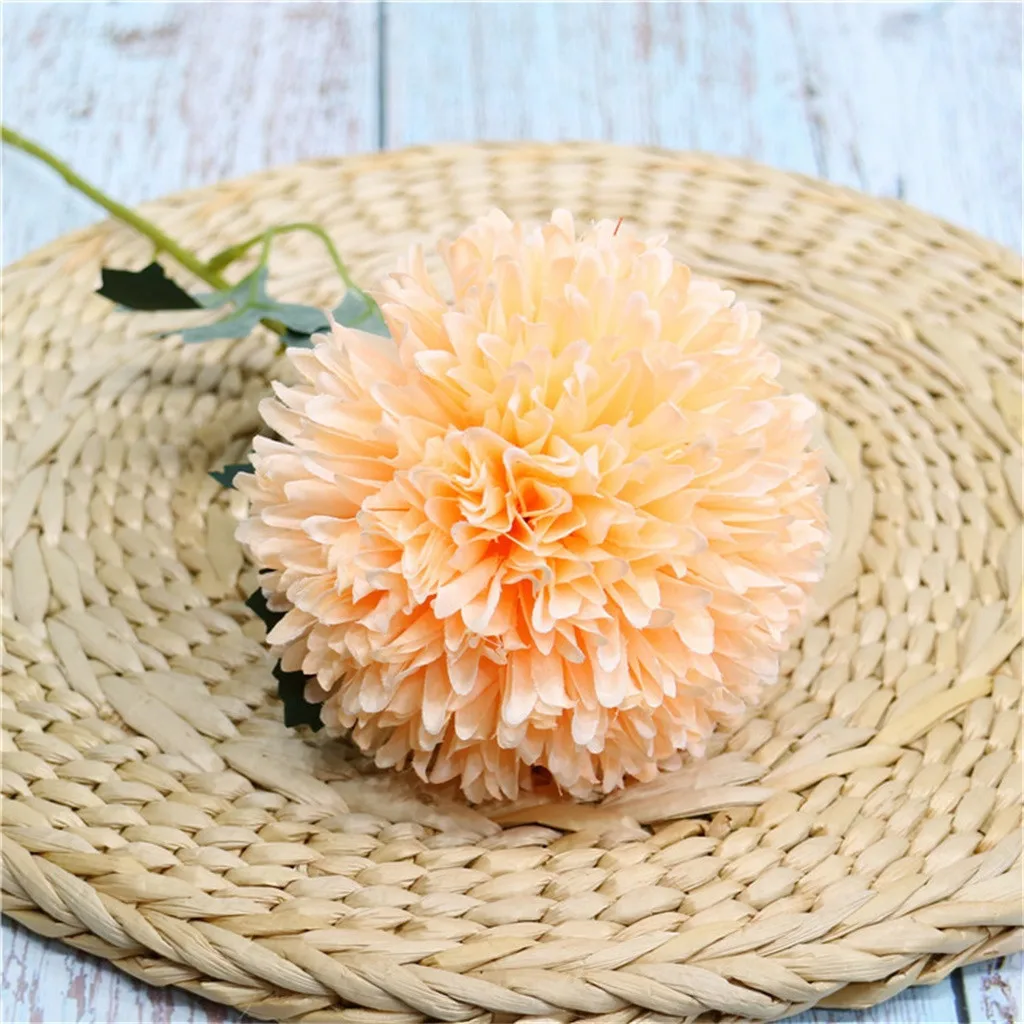 Искусственные очень большие цветы одуванчика 5 шт. романтичный цветочный букет