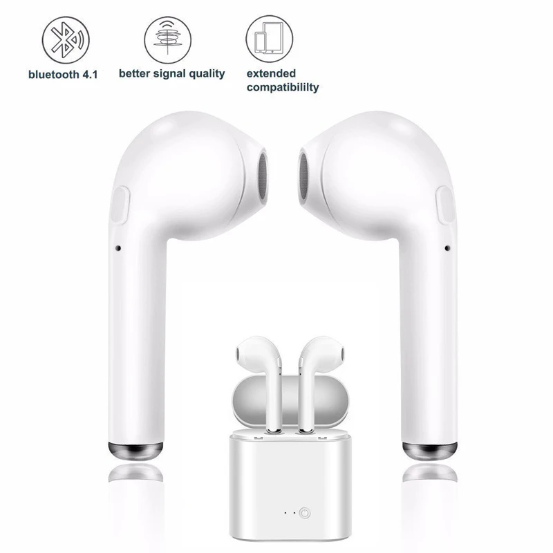 i7s tws Wireless Headphones Bluetooth 5.0 Earphones sport Earbuds Headset With Mic Charging box Headphones For all smartphones enlarge