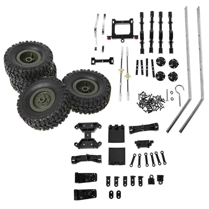 

Trailer Chassis Spare Tire Kit for WPL 1/16 B36 B-36 B36K B36KIT Military