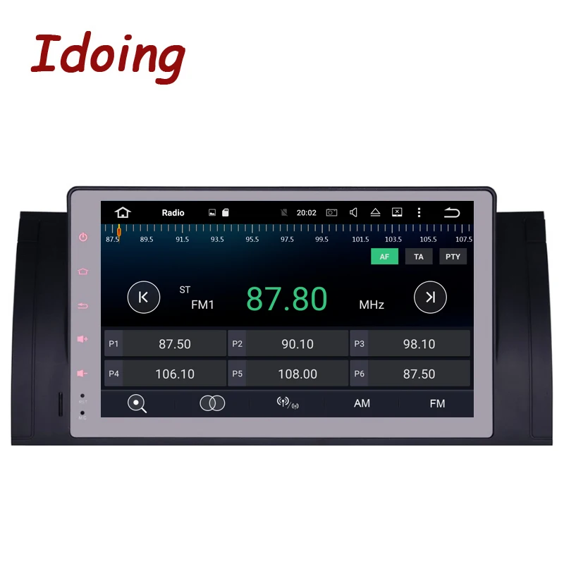 Рулевое колесо Idoing 2 ГБ + 16 1Din Android для BMW E39/38/53 автомобильный DVD мультимедийный