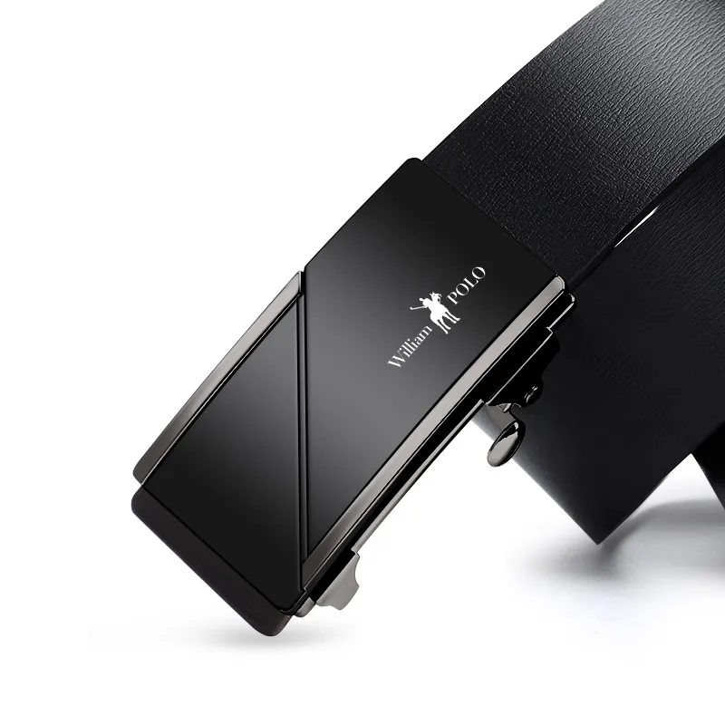 Ремень WILLIAMPOLO мужской с автоматической пряжкой люксовый брендовый из