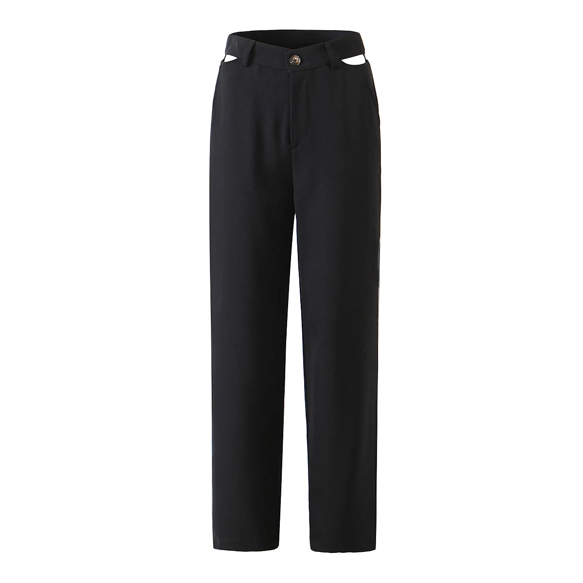 

JC·KILIG 2021 Spice Girls Thin Suit Pants New Open Waist Casual Straight Pants L9647