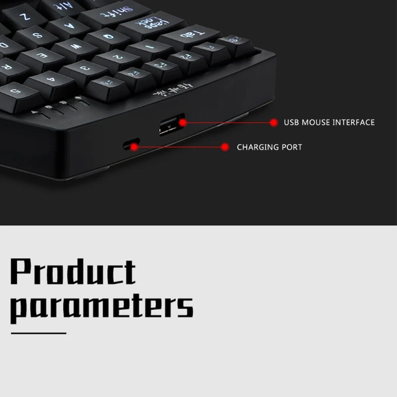 Проводная игровая клавиатура Механическая с левой стороны | Электроника