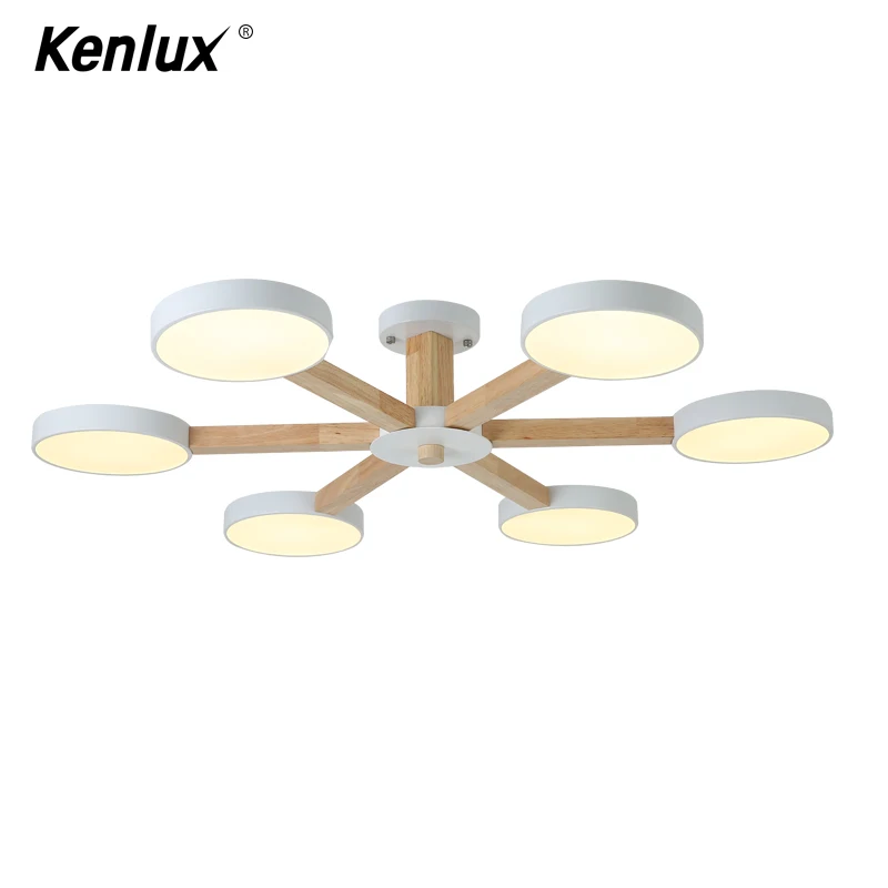 Скандинавская Простая Современная подсветильник лампа из массива дерева