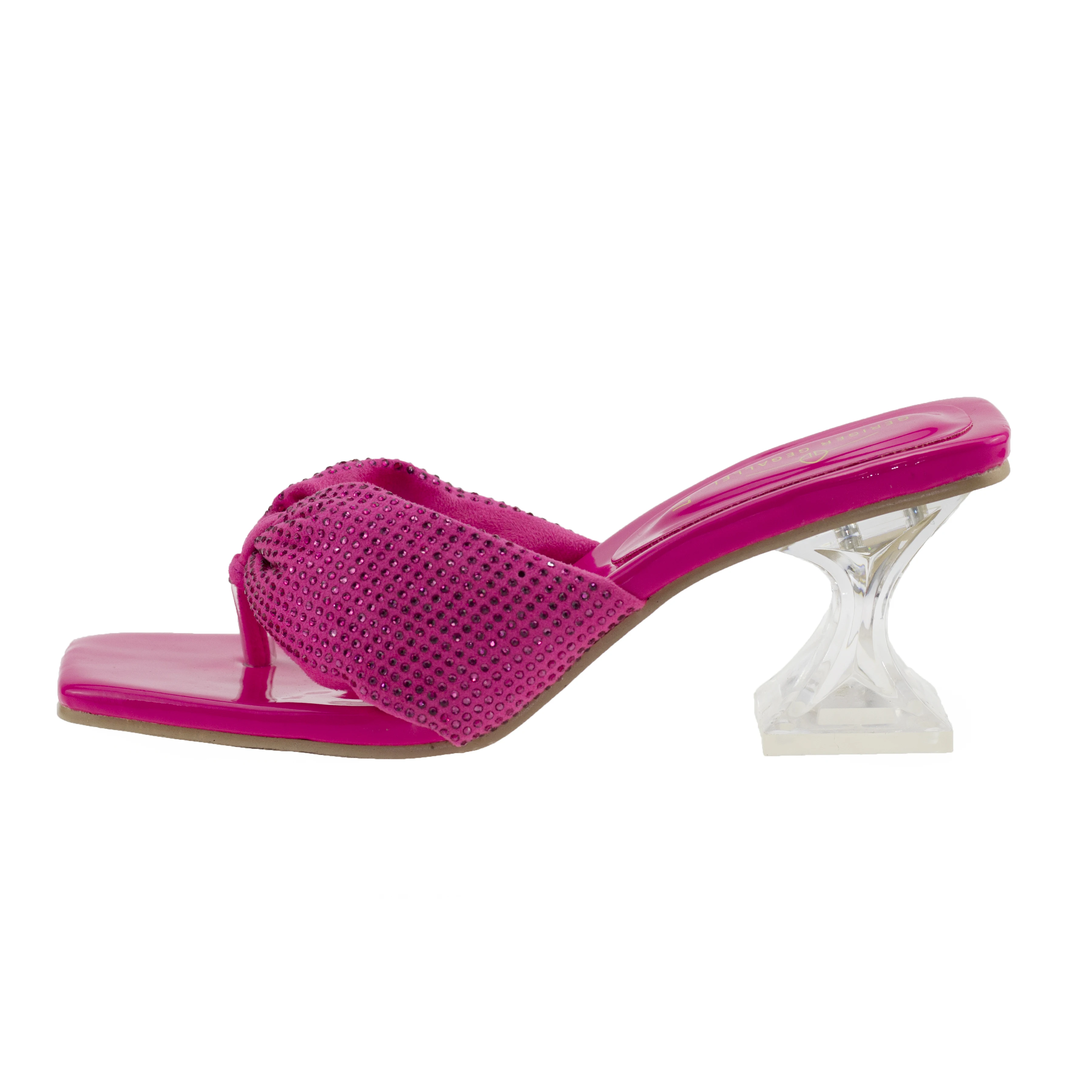 Сандалии женские на каблуке туфли лодочки шлепанцы красивая обувь прозрачные