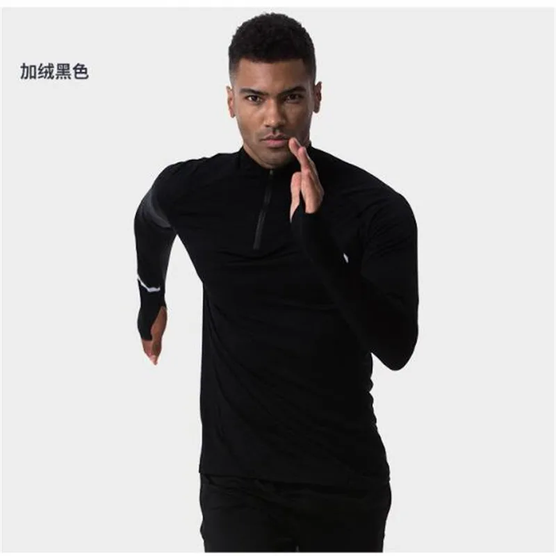 

Мужская Тренировочная футболка, новая мужская Повседневная дышащая спортивная футболка с длинным рукавом, Весенняя Модная тонкая Удобная ...