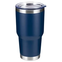 blue stainless steel multipurpose portable car air free bottle cup