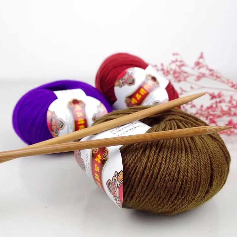 10 штук тонкой акриловой пряжи ручное вязание шерсти хлопчатобумажная пряжа для