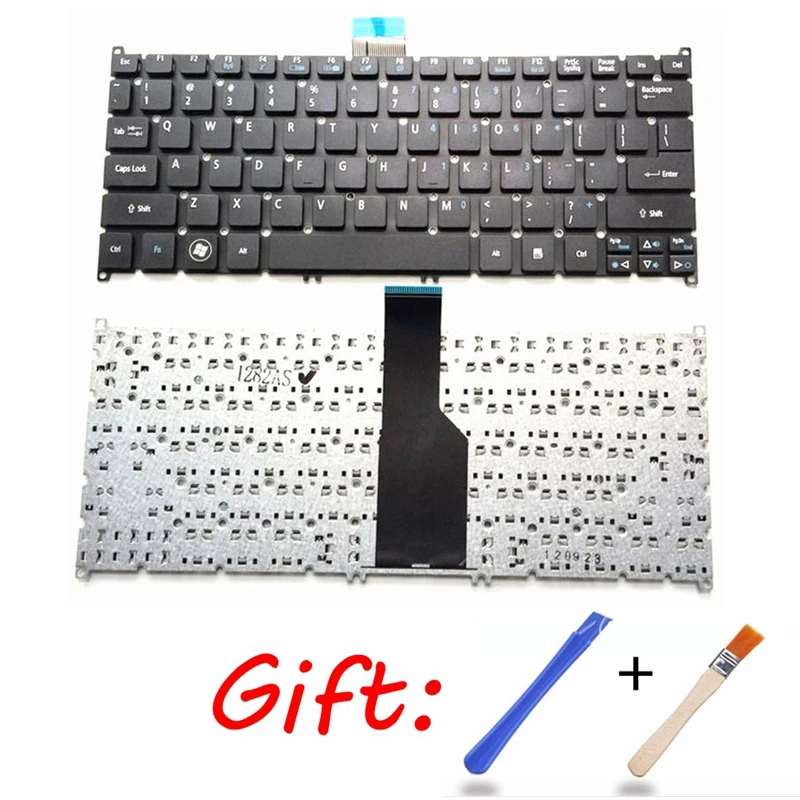 Черная клавиатура для ноутбука Acer Aspire S5-951 S5 S5-391 V5-121-131 B113 ONE 725 726 AO765 MS2346 |