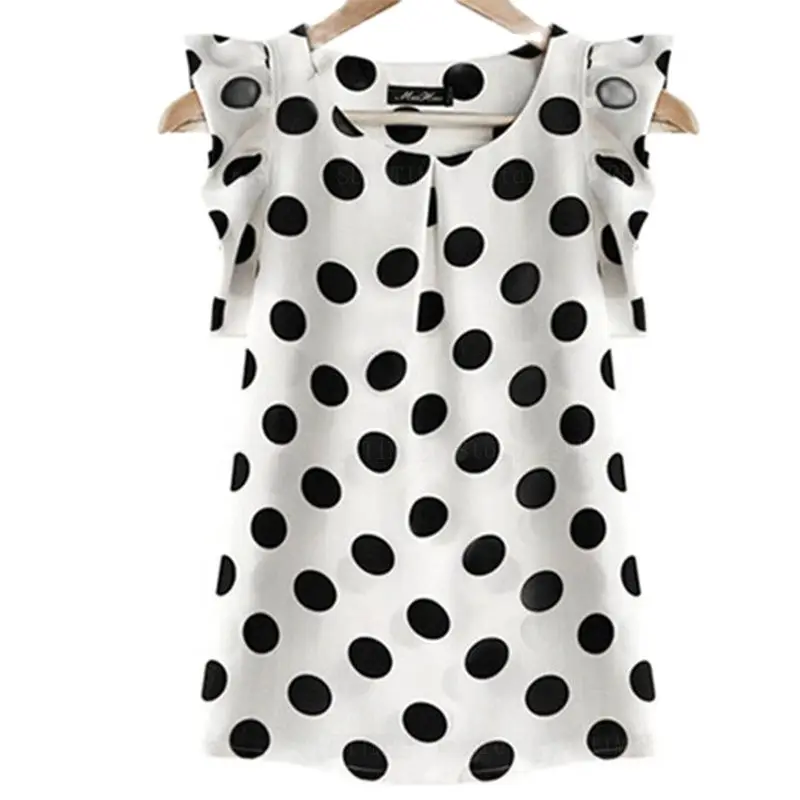 2021 Лидер продаж Новая Летняя женская шифоновая блузка футболка с короткими