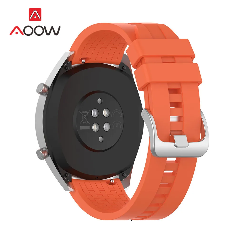 Мягкий спортивный силиконовый ремешок 22 мм для huawei Watch GT 2 Active/элегантный Honor Magic быстросъемный браслет для умных часов