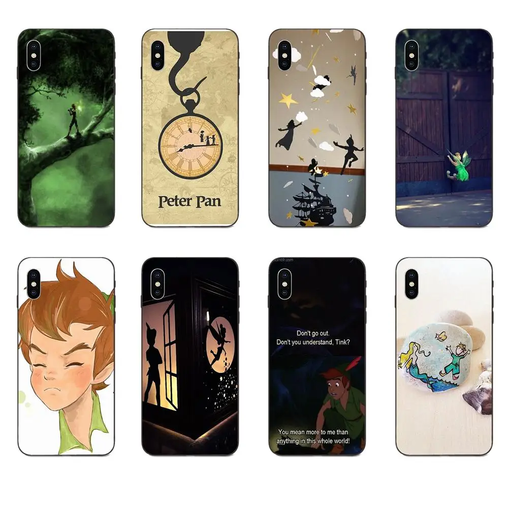 Для Apple iPhone 4 4S 5 5S SE 6 6S 7 8 11 Plus X XS Max XR Pro Мягкий ТПУ Модный чехол Tinkerbell Peter