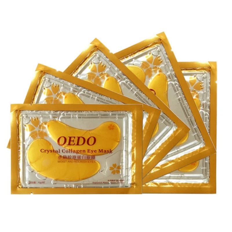 1 пара золотых коллагеновых патчей для глаз против морщин Удаление черных уход за