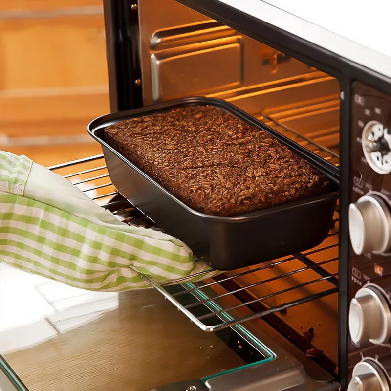 Антипригарная форма для хлеба жаровня с крышкой железная торта кухонная посуда