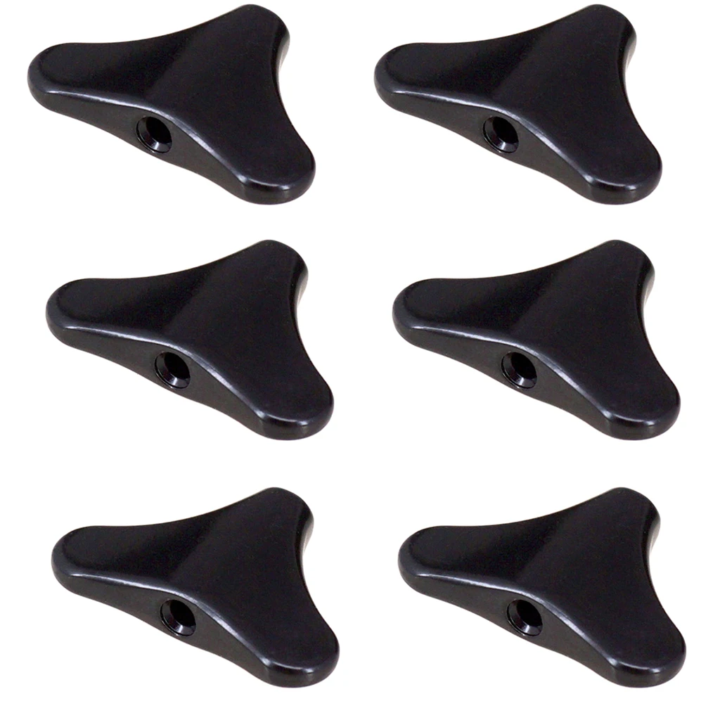 Комплект из 6 электрических колпачков цинкового сплава для настройки басов |