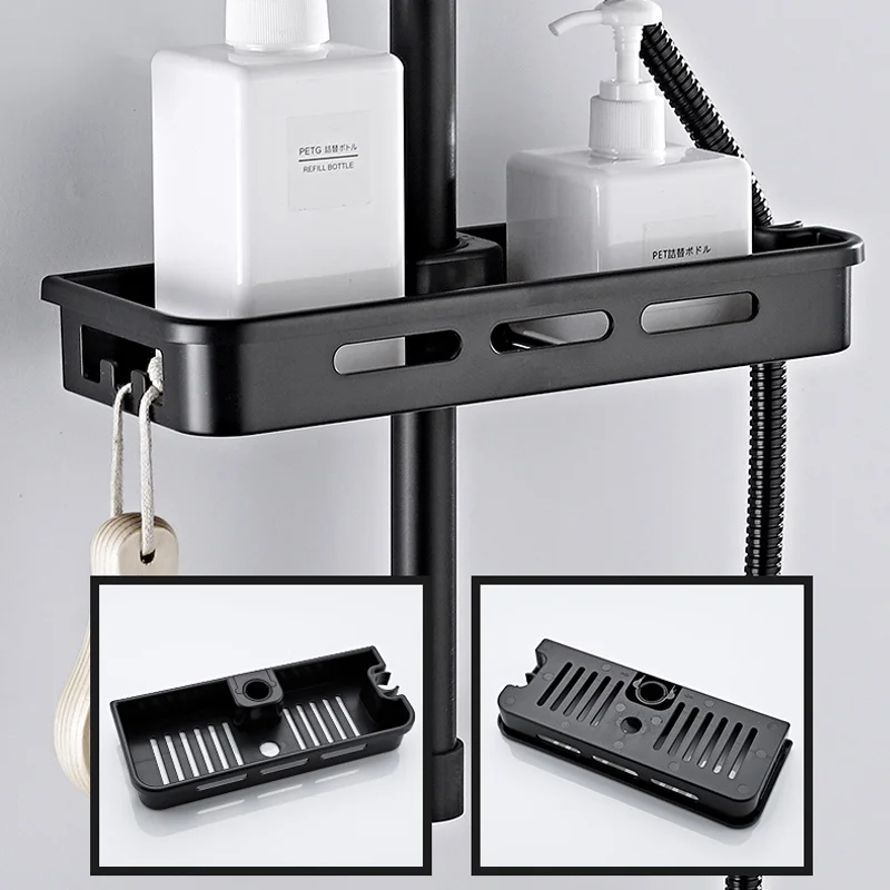 Многофункциональная стойка для хранения душевого лотка съемный подъемный