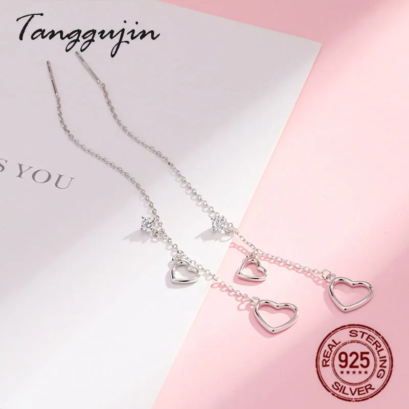 Женские Висячие серьги подвески серебро 925 пробы 2019|Серьги-подвески| |