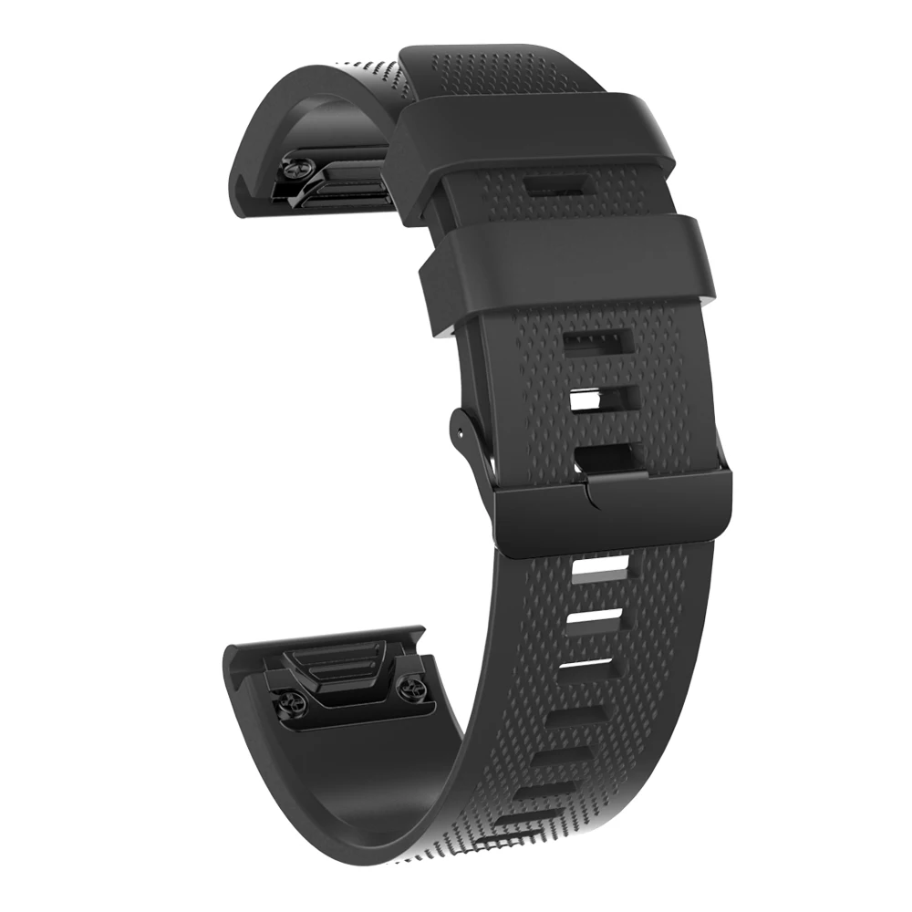 26mm Smart Watch Band Straps For Garmin Fenix 6X 5X Pro 3 3HR Quick Release Strap For Garmin Soft Silicone Wrist Straps Bracelet