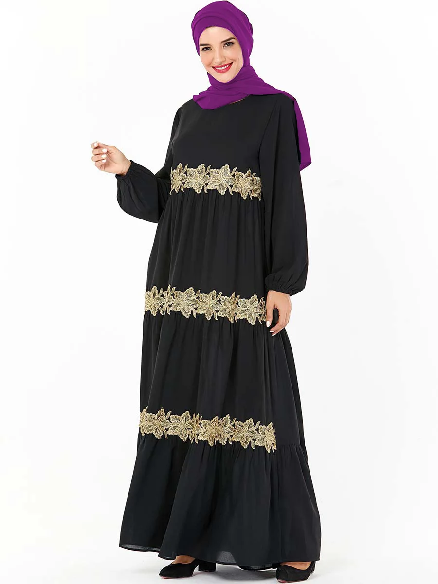 Мусульманская одежда мусульманское платье для женщин Jubah Caftan большие качели