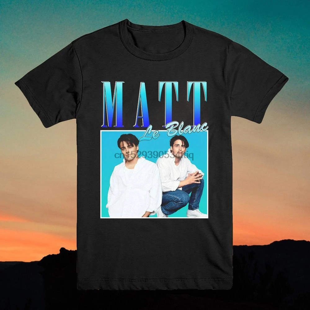 Винтажная футболка с надписью Matt Le Блан (JOEY TRIBBIANI Friends) 90|Мужские футболки| |