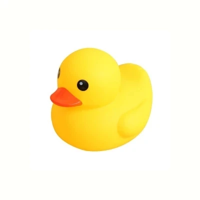 

Toy duck baby bath water play toys pinch squeeze decompress make a sound little yellow duck toy children vinyl