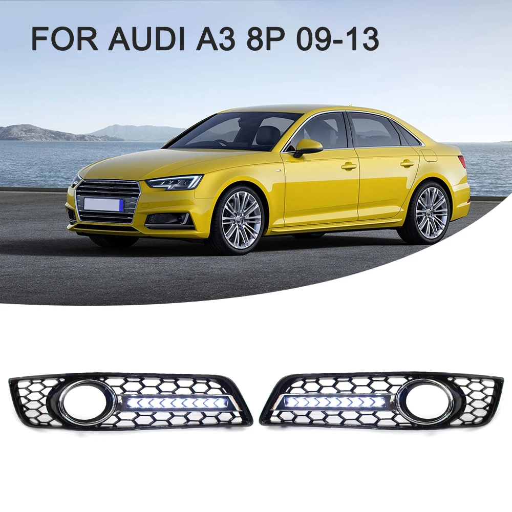 2 шт. левый и правый передний бампер противотумансветильник фара решетка