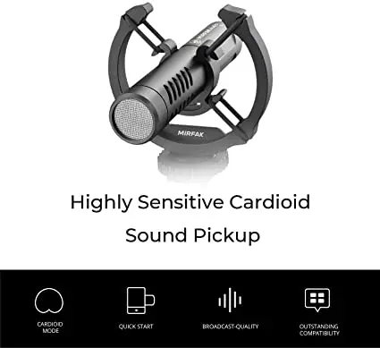 Mirfak N2 на Камера микрофон с амортизационной подвеской и пушистое лобовое стекло