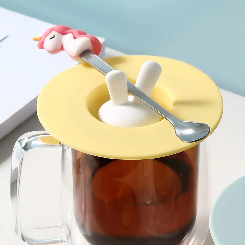 

Round Silicone Cup Lids Universal Ceramic Cup Lid Glass Water Cup Tea Cup Accessories Dustproof Mug Lid
