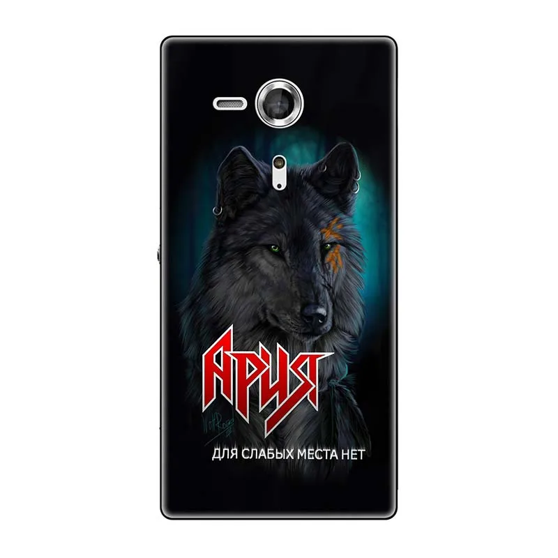 A117 Мягкие чехлы для sony Xperia SP M35 M35h M35C C5303 C5306 C5302 чехол с принтом(розы); волк милый чехол-крышка с узорами чехол для телефона чехол Fundas Para - Цвет: A117