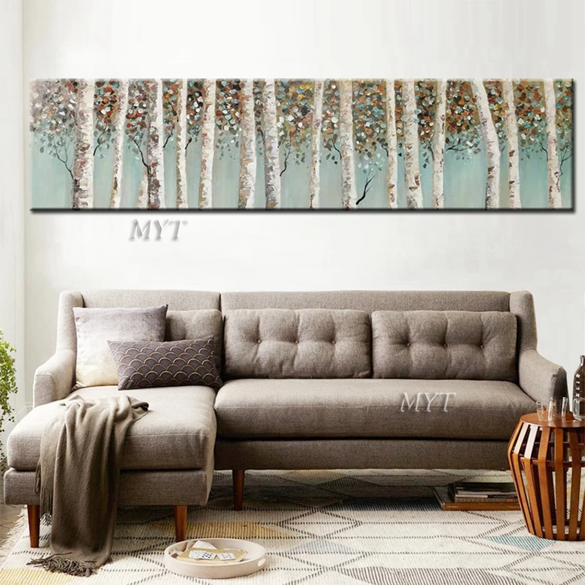 

Many Tree In The Wood Abstract Oil Painting Wall Art Home Decor Picture Modern Oil Painting On Canvas 100% Handpainted No Framed