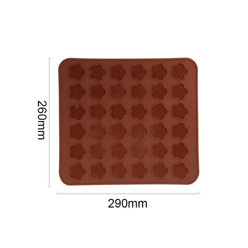 48-Cavity Silicone Macaron Macaroon Pastry Oven Baking Mould Sheet Mat Kitchen Tools Non-stick DIY Bakeware | Дом и сад
