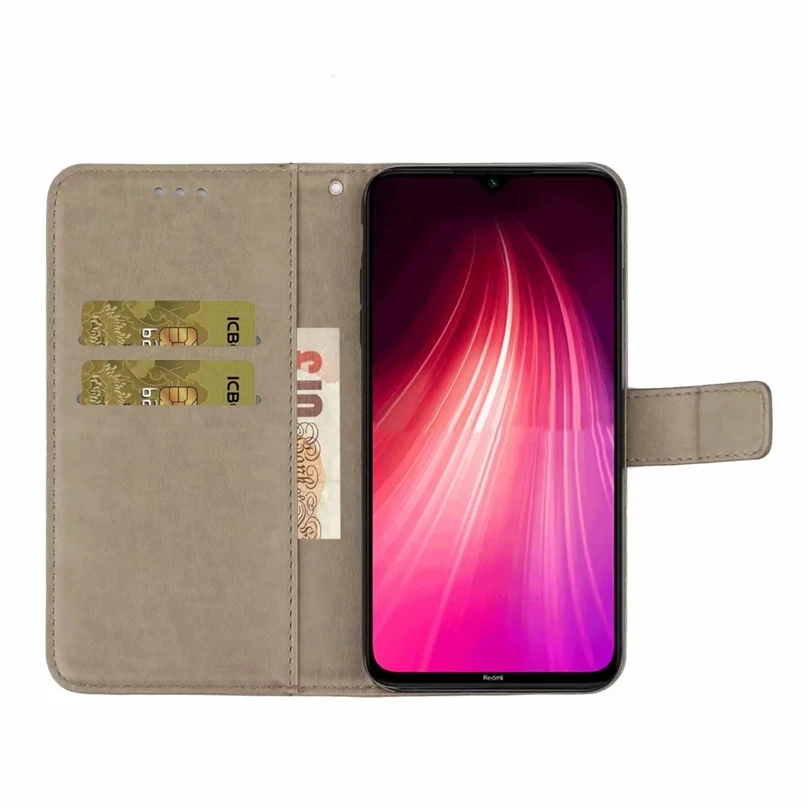 Лидер продаж роскошный чехол-Бумажник для телефона Xiaomi Redmi Note 7 8 откидной Чехол из