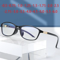 1 0 1 5 2 0 2 5 3 0 to 6 0 transparent finished myopia glasses men women black eyeglasses prescription shortsighted eyewear