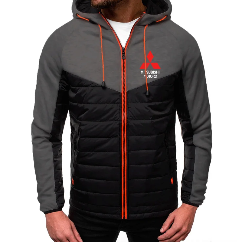 

Hoodies Men Mitsubishi Car Logo Print Spring Autumn Men Mens Jacket Hoodie Fashion Casual Hoody Male Tops Clothing