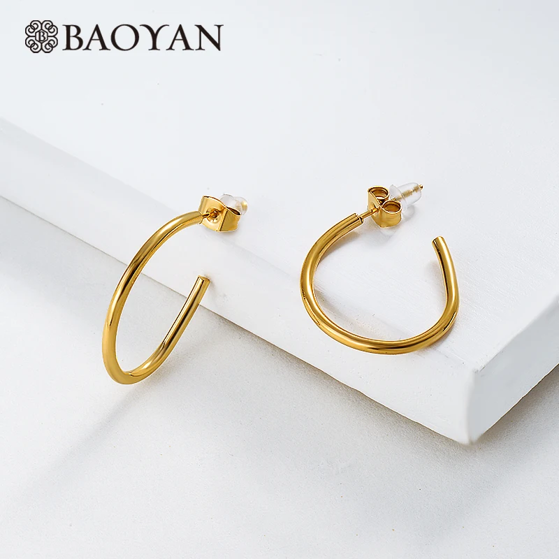 Серьги из нержавеющей стали трендовые серьги модные ювелирные изделия для